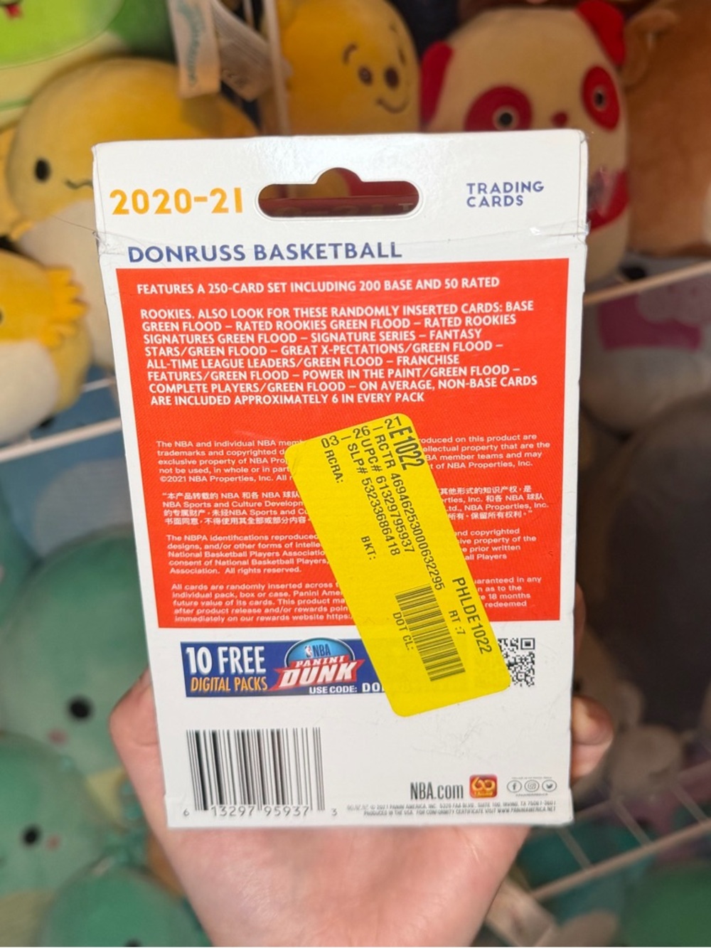 2020-21 Panini Donruss NBA Basketball Hanger Box (50 cards) - Picture 2 of 3